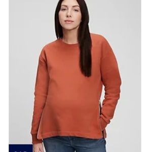 Gap Maternity Side Zip Nursing Sweatshirt